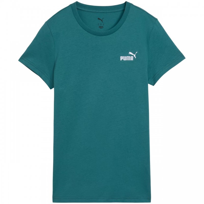 Koszulka damska Puma ESS Small No.1 Logo Tee(s) zielona -