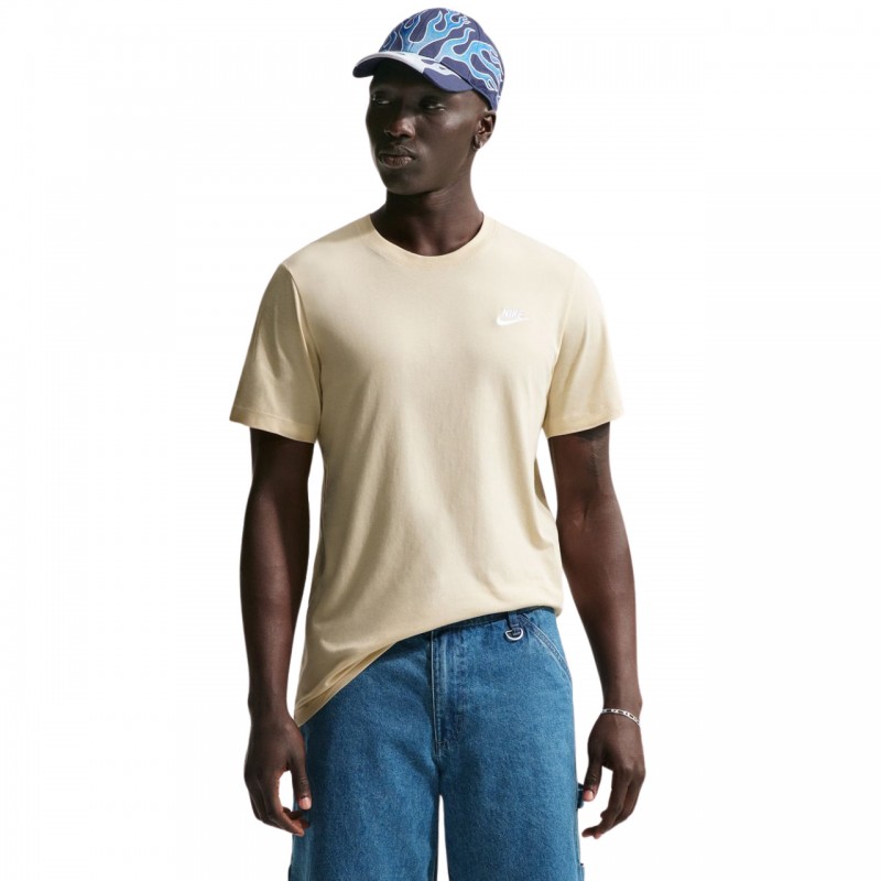 Koszulka męska Nike Club Tee beżowa - AR4997 229