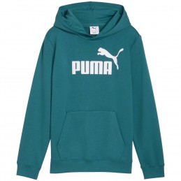 Bluza młodzieżowa Puma ESS No.1 Logo Hoodie zielona - 684909 41