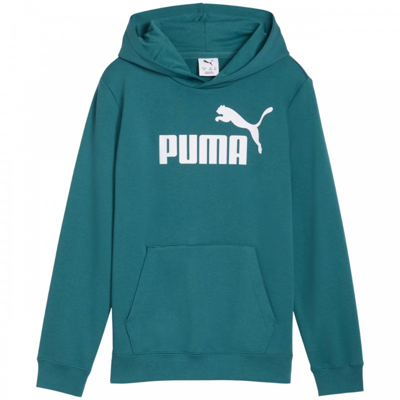 Bluza młodzieżowa Puma ESS No.1 Logo Hoodie zielona - 684909 41
