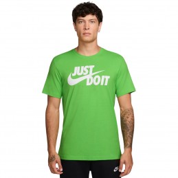 Koszulka męska Nike Tee Just Do It Swoosh zielona - AR5006 308