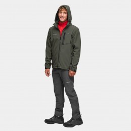 Kurtka męska Softshell Alpinus Active Stenshuvud khaki - BR11952