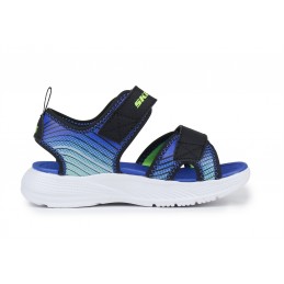 Sandały dziecięce Skechers Microspec-Splash - 407034N BKLM
