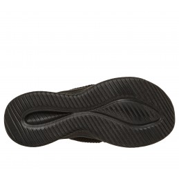 Klapki damskie Skechers Ultra Flex 3.0 Sandal - Bring It czarne