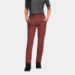 Spodnie trekkingowe damskie Alpinus Marmore bordowe - FF35409