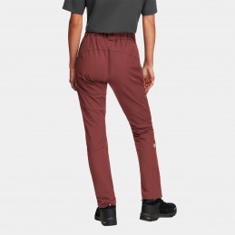 Spodnie trekkingowe damskie Alpinus Marmore bordowe - FF35409
