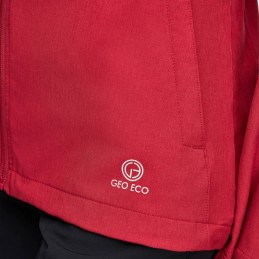 Kurtka damska softshell Alpinus Tactical Majadita malinowa -