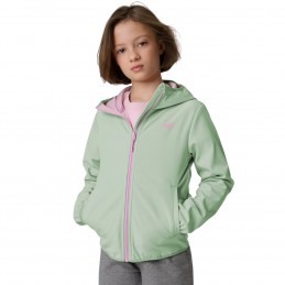 Kurtka młodzieżowa softshell 4F miętowa - 4FJWSS26TSOFF478 47S