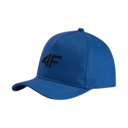 Czapka z daszkiem dla dzieci 4F denim - 4FJWSS26ACABU547 32S