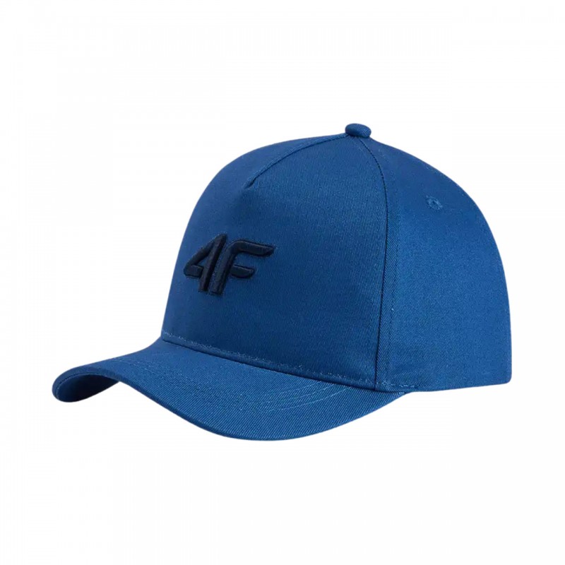 Czapka z daszkiem dla dzieci 4F denim - 4FJWSS26ACABU547 32S