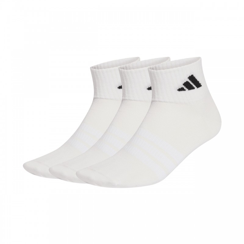 Skarpety adidas Thin&Light Sportswear 3 pary białe - JZ0528
