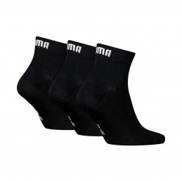 Skarpety Puma Quarter Plain 3pak czarne - 938589 06
