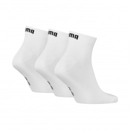 Skarpety Puma Quarter Plain 3pak białe - 938589 09