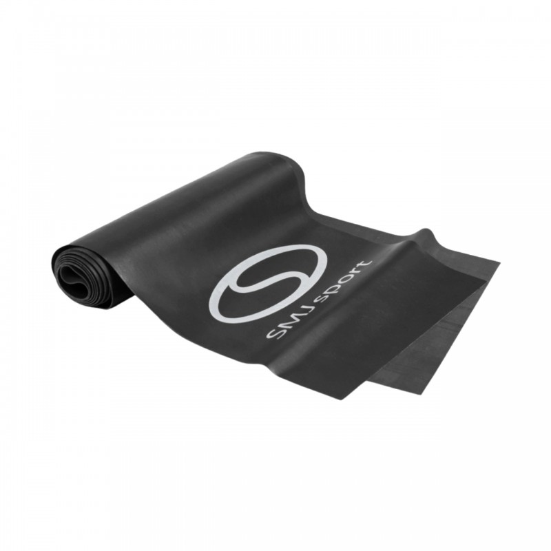 Taśma oporowa fitness Smj 0,60 mm 150x15 cm heavy czarna - EX060