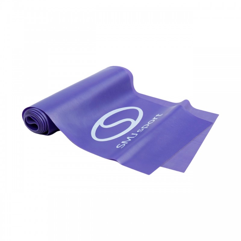 Taśma oporowa fitness Smj 0,50 mm 150x15 cm heavy fioletowa -