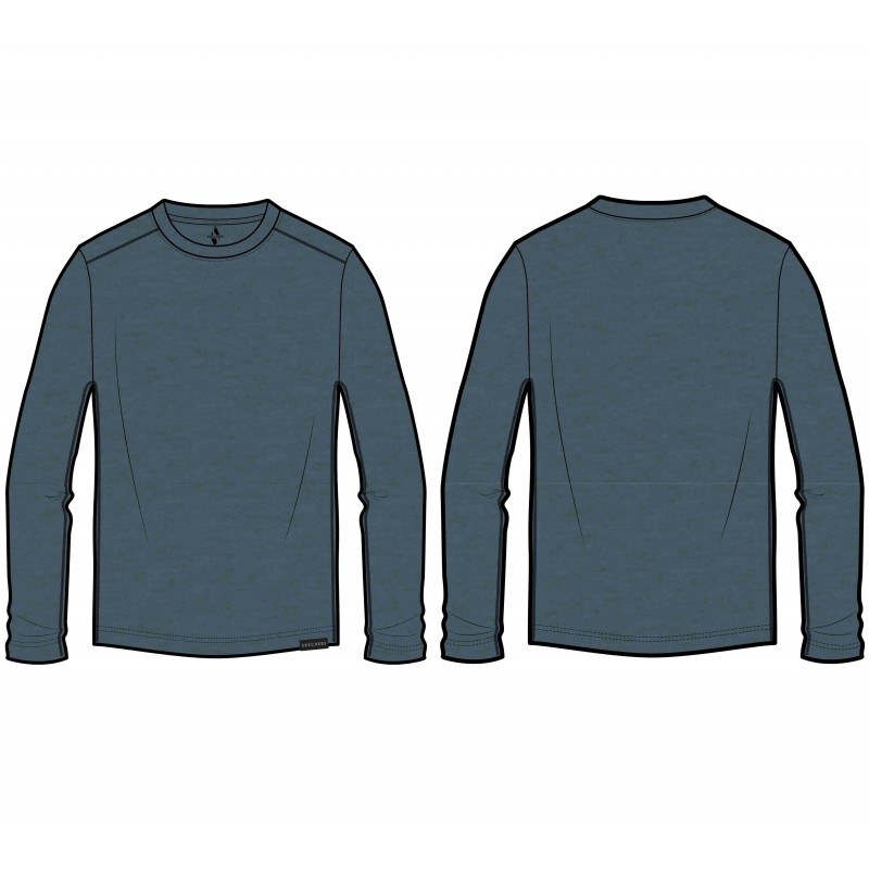 Koszulka męska Skechers GO DRI All Day Long Sleeve Tee morska -