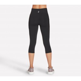 Legginsy damskie Skechers 7/8 GO WALK High Waisted Capri czarne