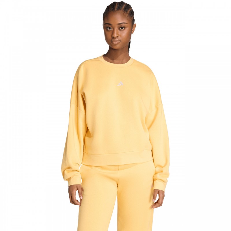 Bluza damska adidas Essentials Small Logo Feelcozy żółta -