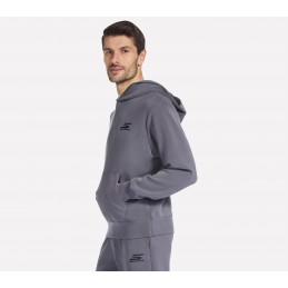 Bluza męska Skechers SKECHCLOUD Elevate Hoodie grafitowa -