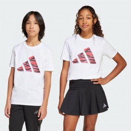 Koszulka młodzieżowa adidas J Camo Logo Tee - JI6729
