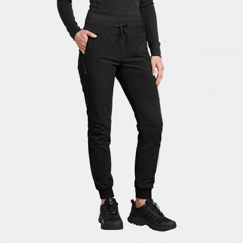 Spodnie joggery damskie Alpinus Tatlica czarne - SU35415