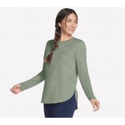 Koszulka damska Skechers GO DRI Swift Long Sleeve Tunic Crew