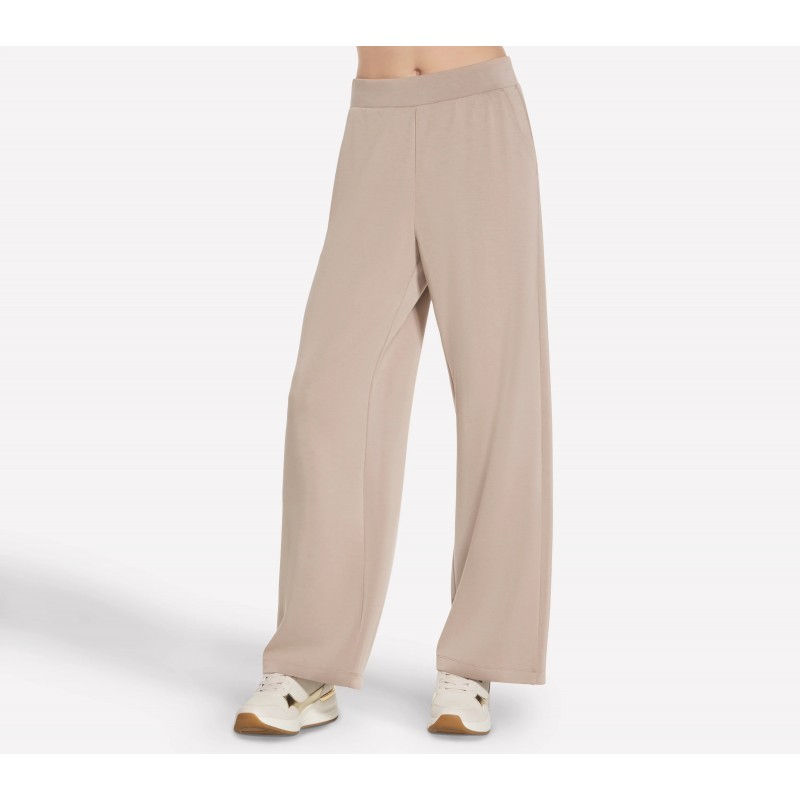 Spodnie damskie Skechers Cozy Luxe Relaxed Pant beżowe - PT301