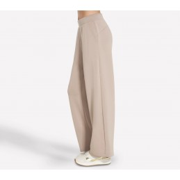 Spodnie damskie Skechers Cozy Luxe Relaxed Pant beżowe - PT301