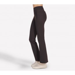 Spodnie damskie Skechers Go Walk OG Pant Regular Length brązowe