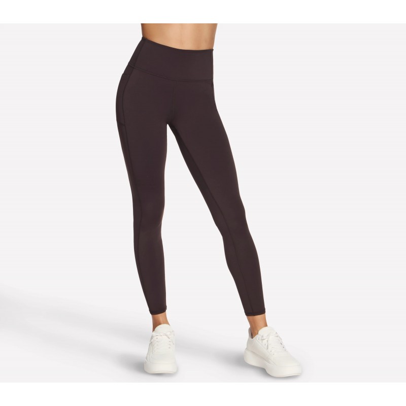 Legginsy damskie Skechers GO Flex Harmony FL HW Legging brązowe