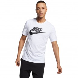 Koszulka męska Nike Tee Icon Futura biała - AR5004 101