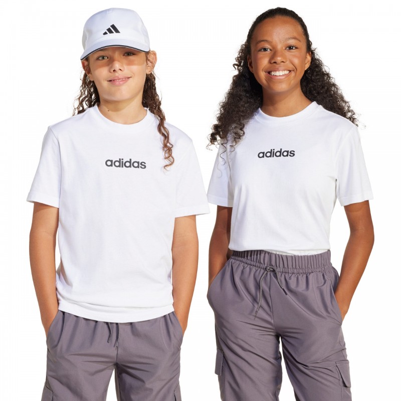 Koszulka młodzieżowa adidas Essentials biała - JC9747