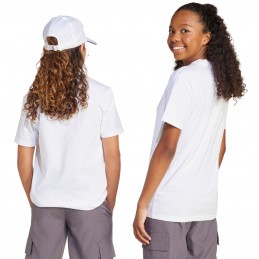Koszulka młodzieżowa adidas Essentials biała - JC9747