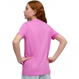 Koszulka młodzieżowa Puma ESS Centered Cat Logo Tee różowa -