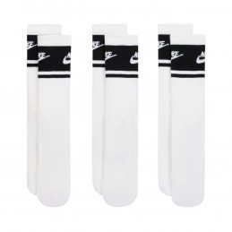 Skarpety Nike Everyday Elevated Crew 3 pary biało-czarne -