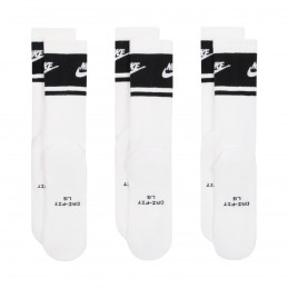 Skarpety Nike Everyday Elevated Crew 3 pary biało-czarne -
