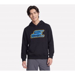 Bluza męska Skechers SKECH-SWEATS Nitro Hoodie czarna - HD95 BLK