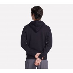 Bluza męska Skechers SKECH-SWEATS Nitro Hoodie czarna - HD95 BLK