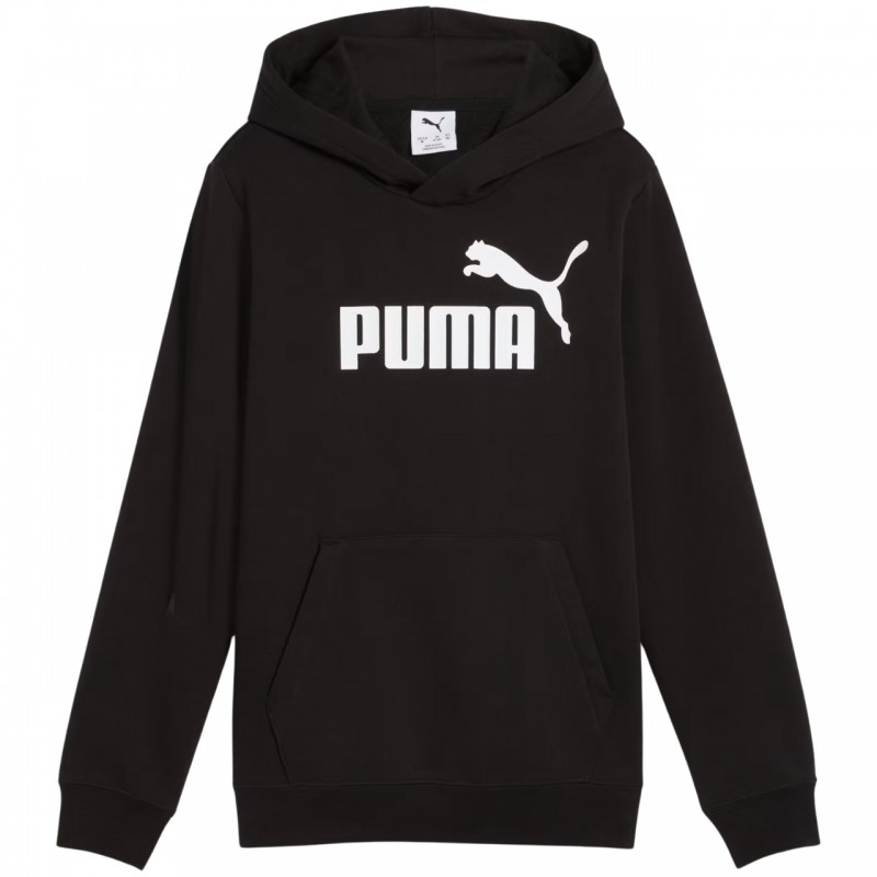 Bluza młodzieżowa Puma ESS No.1 Logo Hoodie czarna - 684909 01