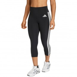 Legginsy damskie adidas 3/4 Optime Essentials Workout 3-Stripes