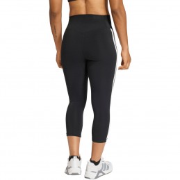 Legginsy damskie adidas 3/4 Optime Essentials Workout 3-Stripes