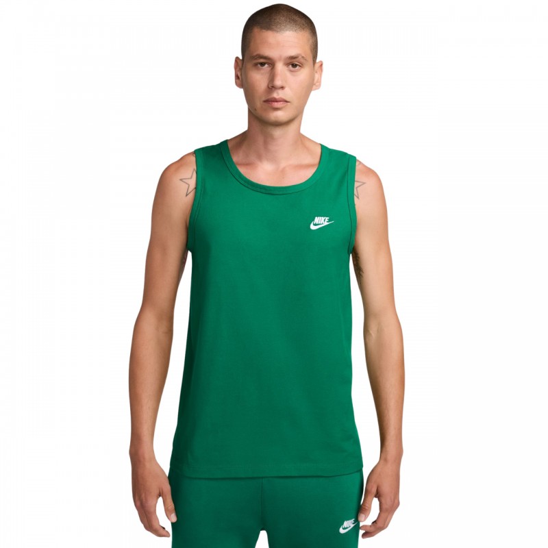 Koszulka męska Nike Club Tank zielona - BQ1260 365