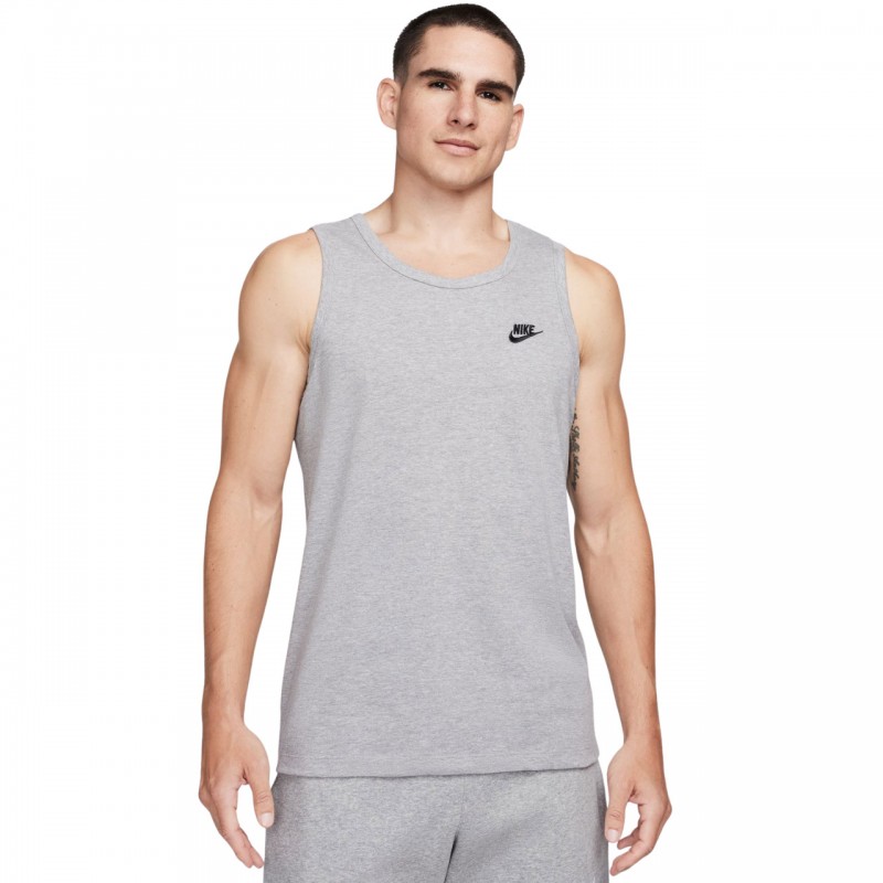 Koszulka męska Nike Club Tank szara - BQ1260 063