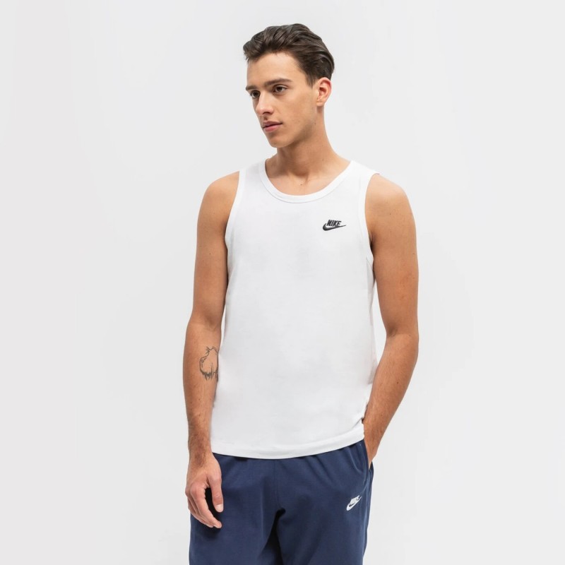 Koszulka męska Nike Club Tank biała - BQ1260 100