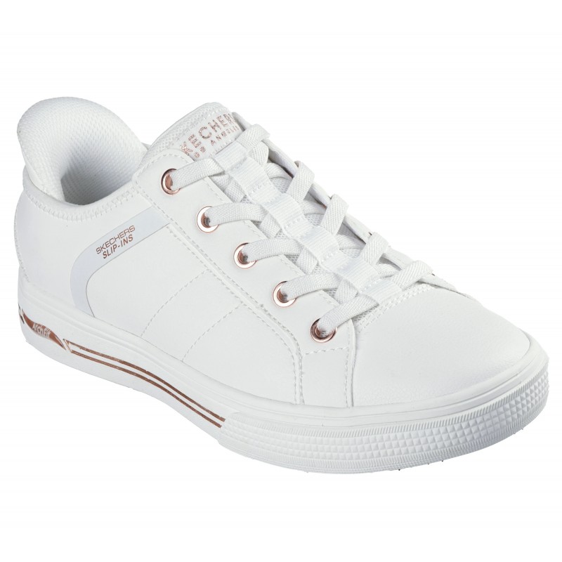 Buty damskie Skechers Slip-ins: Arch Fit Arcade - Ease-N białe