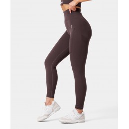 Legginsy damskie Carpatree bezszwowe Allure brązowe -