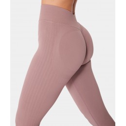 Legginsy damskie Carpatree bezszwowe push-up &Eacute;lite r&oacute;żowe -