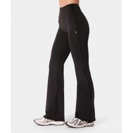 Legginsy damskie Carpatree Flare Signature czarne -