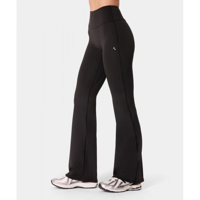 Legginsy damskie Carpatree Flare Signature czarne -