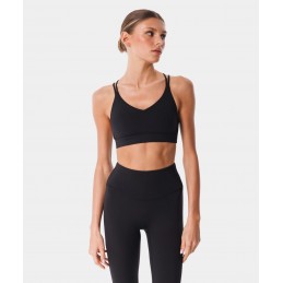 Biustonosz Carpatree crossback Balletcore czarny -